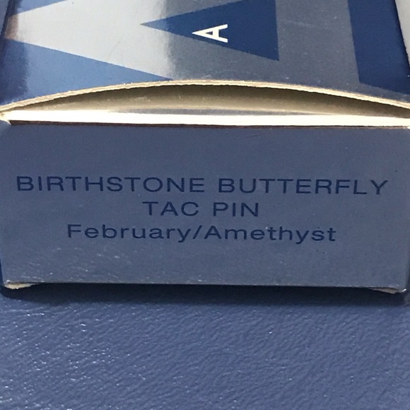 Amethyst butterfly pin - Picture 5 of 7